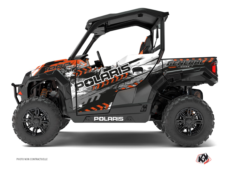 Polaris GENERAL 1000 UTV Lifter Graphic Kit Orange