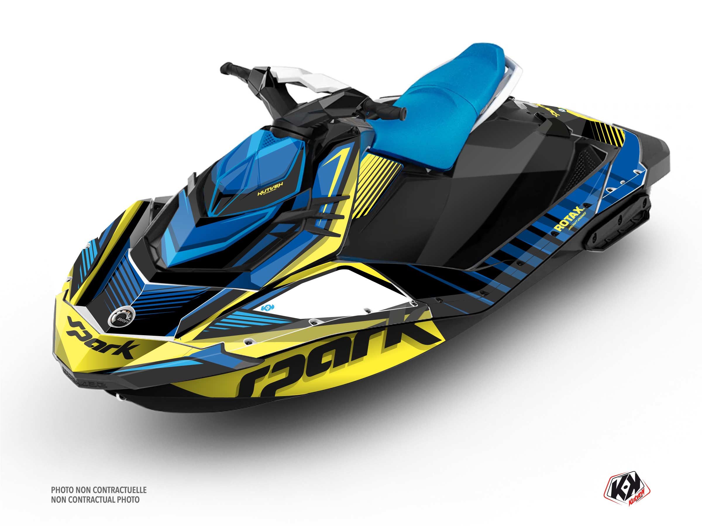 Kit Déco Jet-Ski Lineup Seadoo Spark Bleu