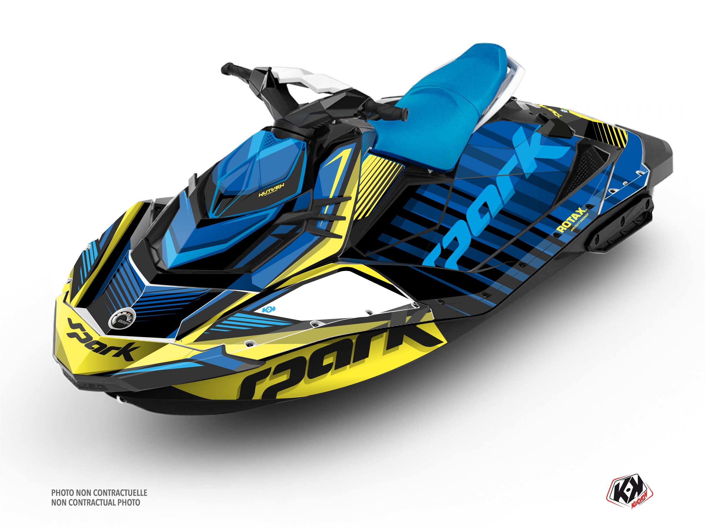 Kit Déco Jet-Ski Lineup Seadoo Spark Bleu Full