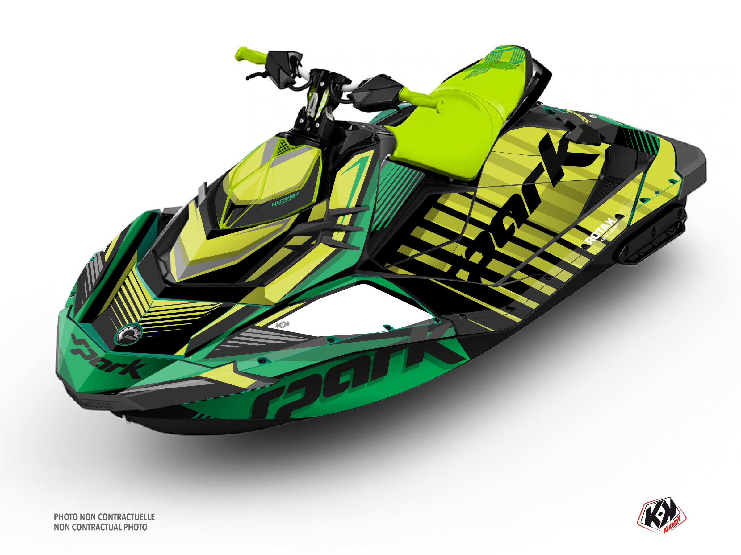 Kit Déco Jet-Ski Lineup Seadoo Spark Vert Full