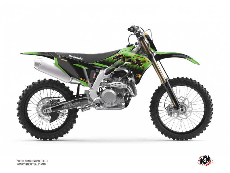 Kawasaki 450 KXF Dirt Bike Live Graphic Kit Gold