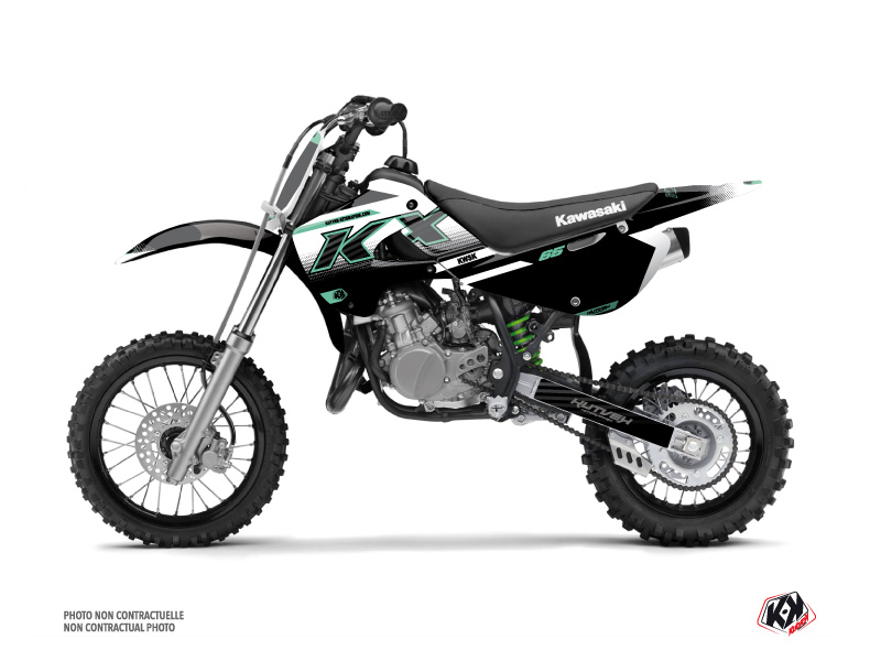 Kawasaki 65 KX Dirt Bike Live Graphic Kit Turquoise