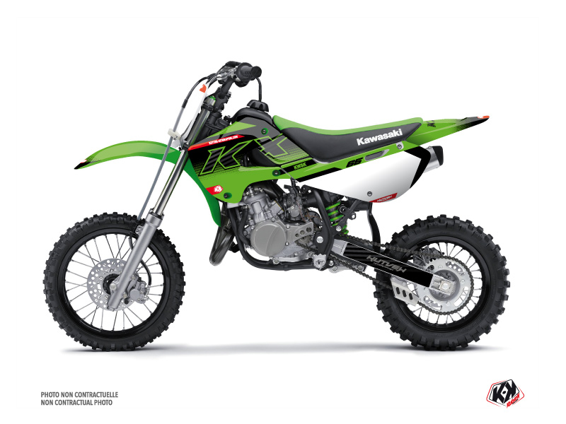 Kawasaki 65 KX Dirt Bike Live Graphic Kit Green