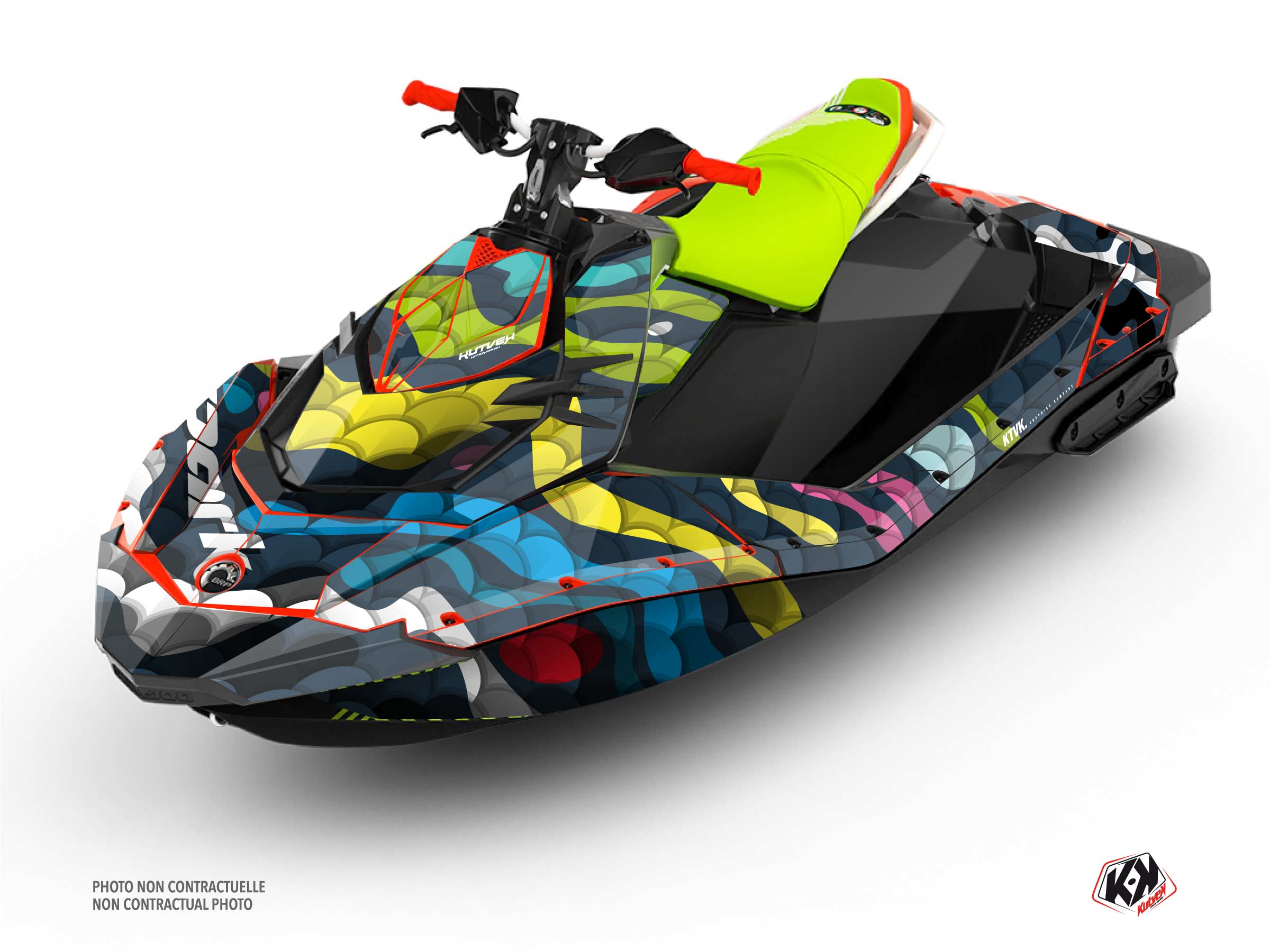 Seadoo Spark Jet-Ski Makro Graphic Kit Colors