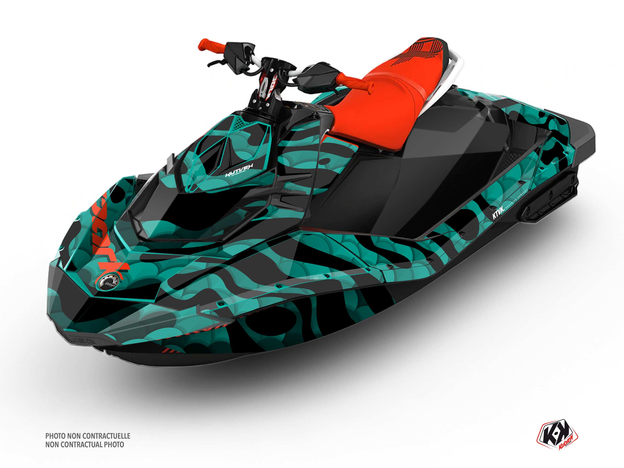 Kit Déco Jet-Ski Makro Seadoo Spark Turquoise