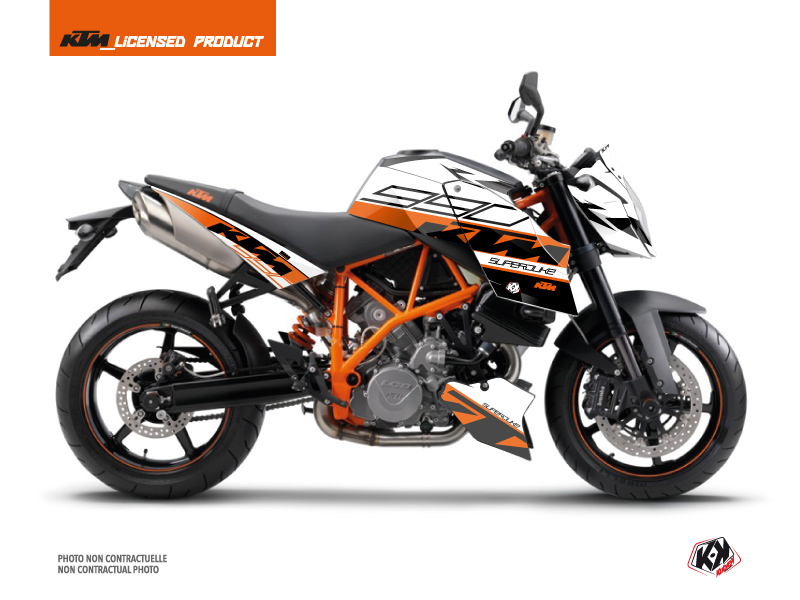 KTM Super Duke 990 Street Bike Mass Graphic Kit Orange