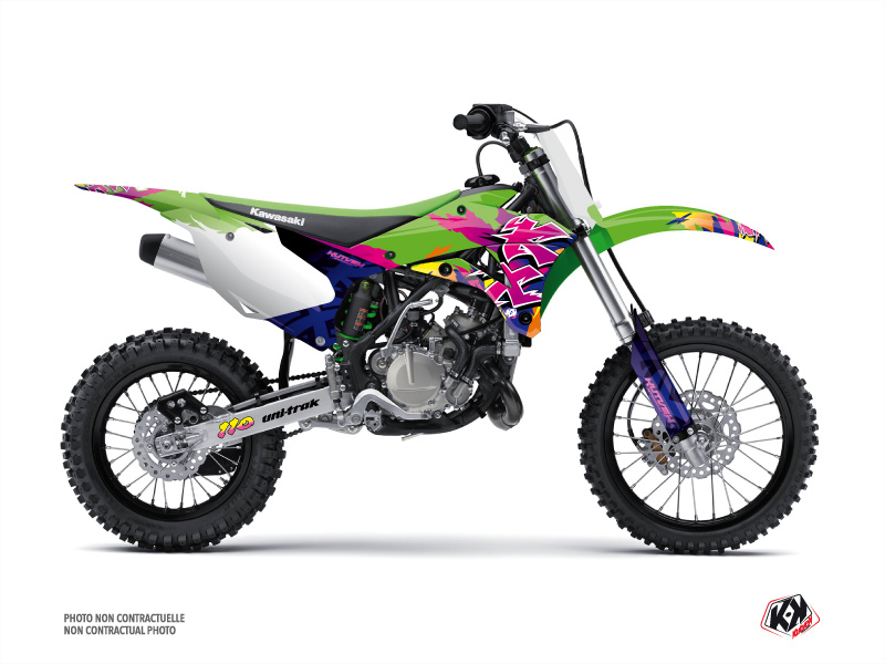 Kawasaki 110 KLX Dirt Bike Memories Graphic Kit