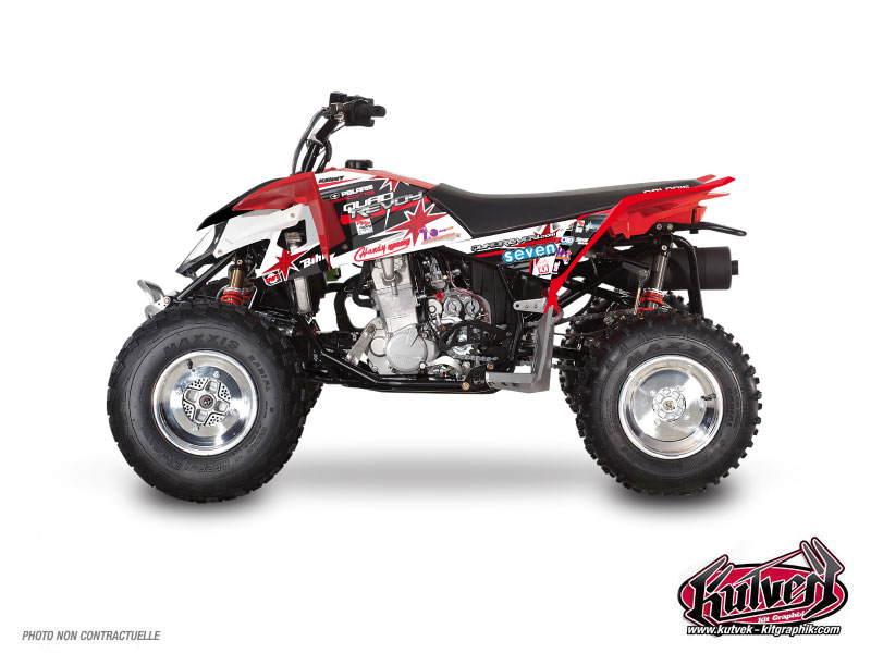 Polaris Outlaw 450 ATV Replica Mickael Revoy Graphic Kit 2012