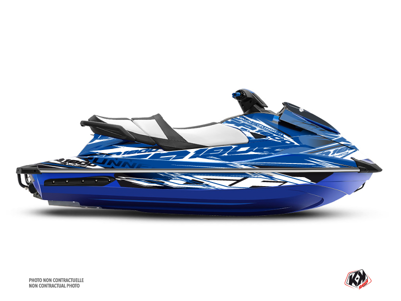 Yamaha GP 1800 Jet-Ski Mission Graphic Kit Blue