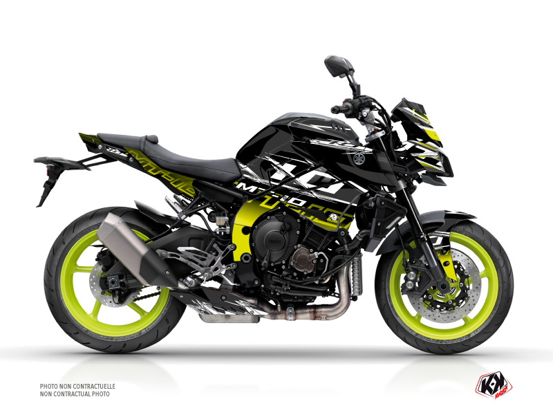 Kit Déco Moto Mission Yamaha MT 10 Jaune