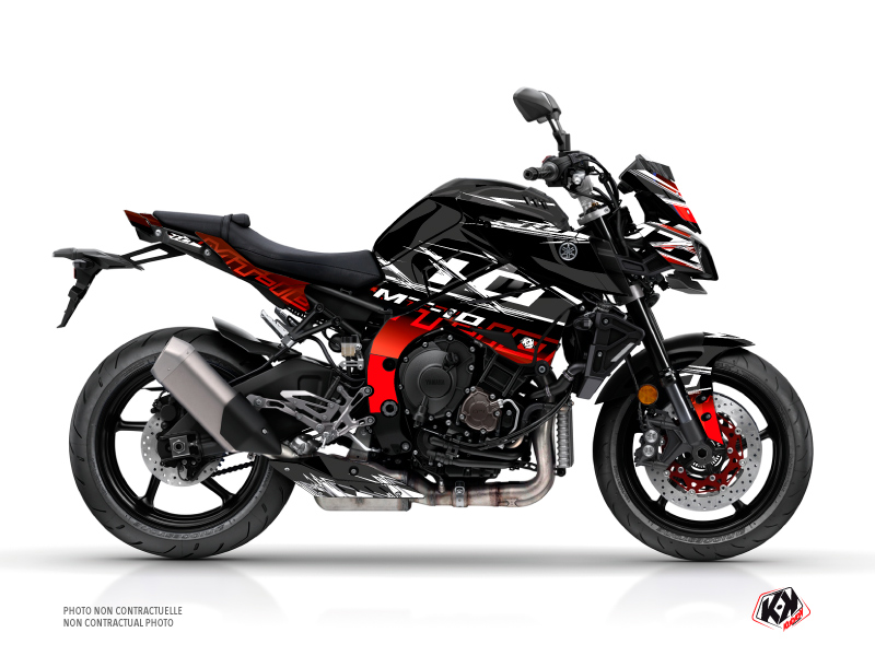 Yamaha MT 10 Street Bike Mission Graphic Kit Red