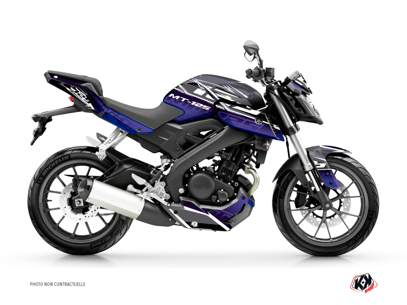 Kit Déco Moto Mission Yamaha MT 125 Bleu
