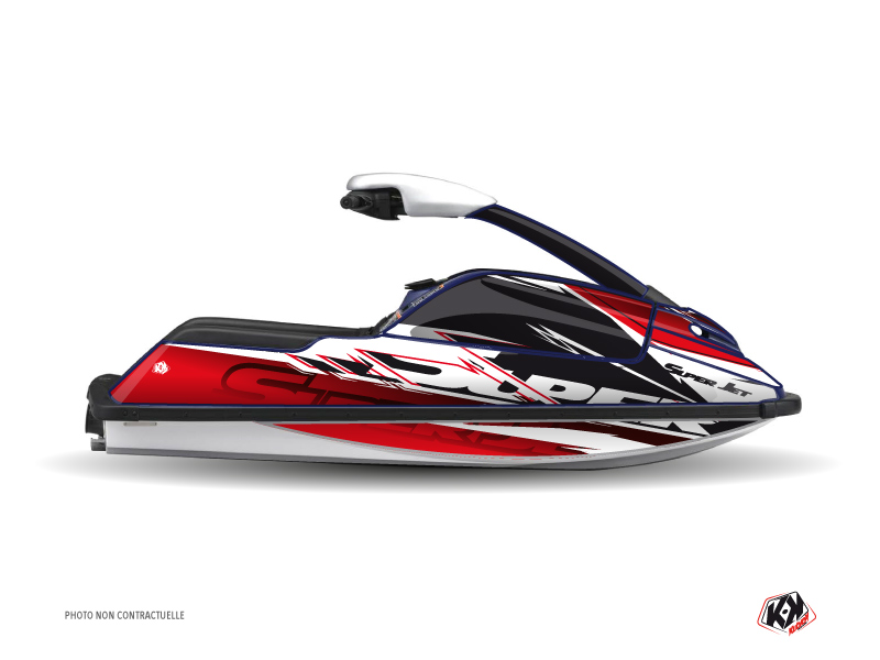 Kit Déco Jet-Ski Mission Yamaha Superjet Rouge