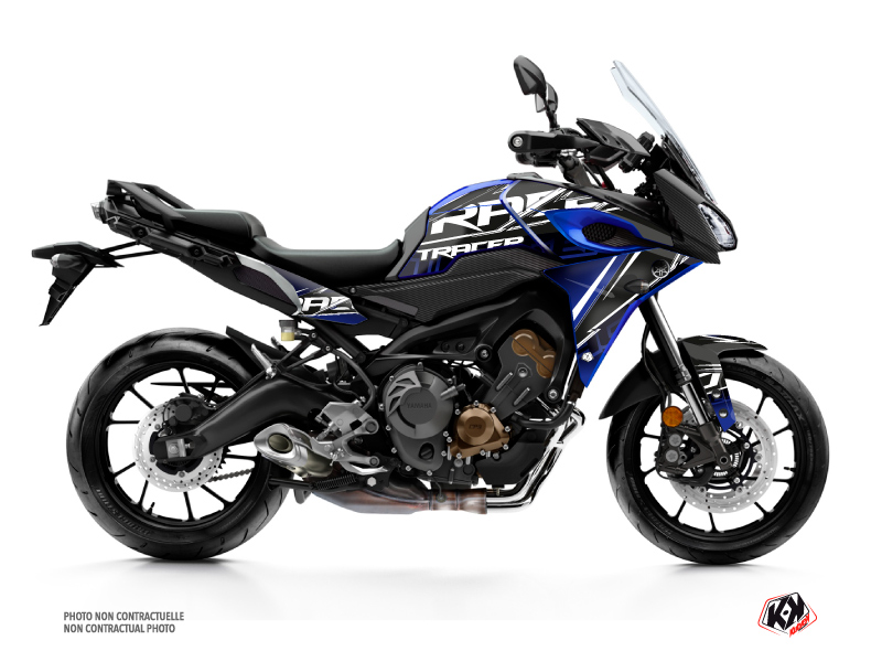 Yamaha TRACER 900 Street Bike Mission Graphic Kit Blue