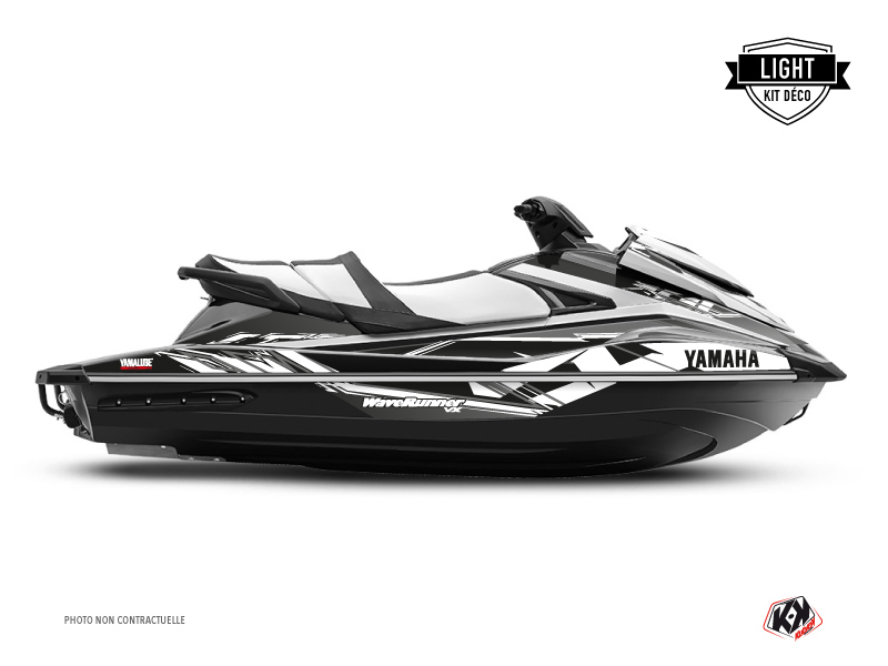 Yamaha VX Jet-Ski Mission Graphic Kit Black Grey LIGHT