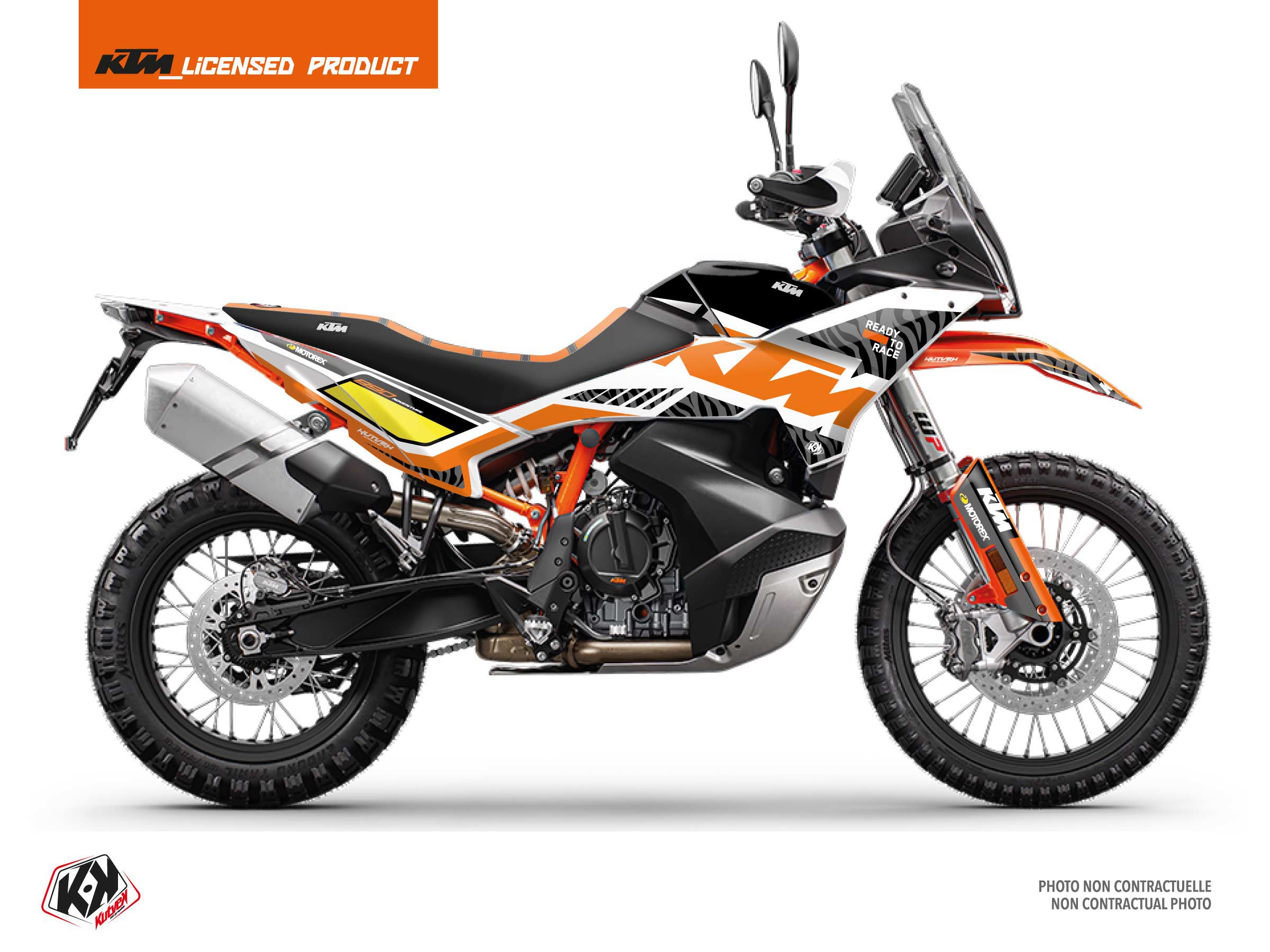 Ktm Adventure 890 R Street Bike Nakuru Graphic Kit Black