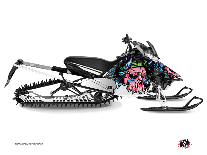 Yamaha SR Viper Snowmobile Nativ Graphic Kit Pink