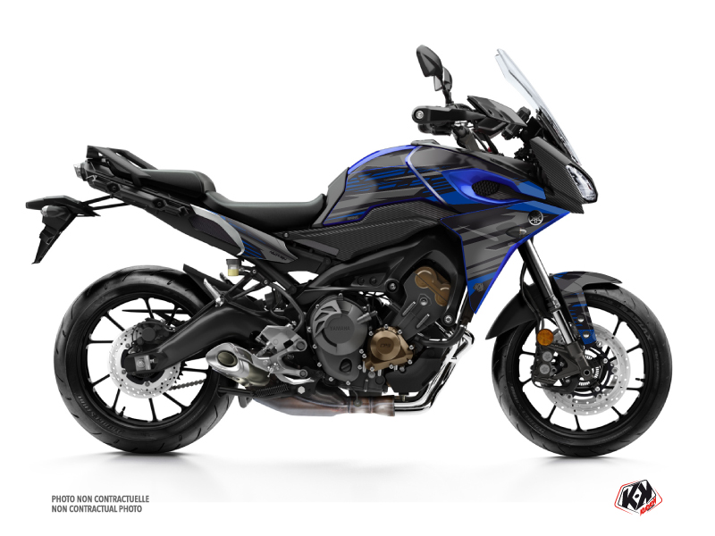 Kit Déco Moto Night Yamaha TRACER 900 Noir Bleu