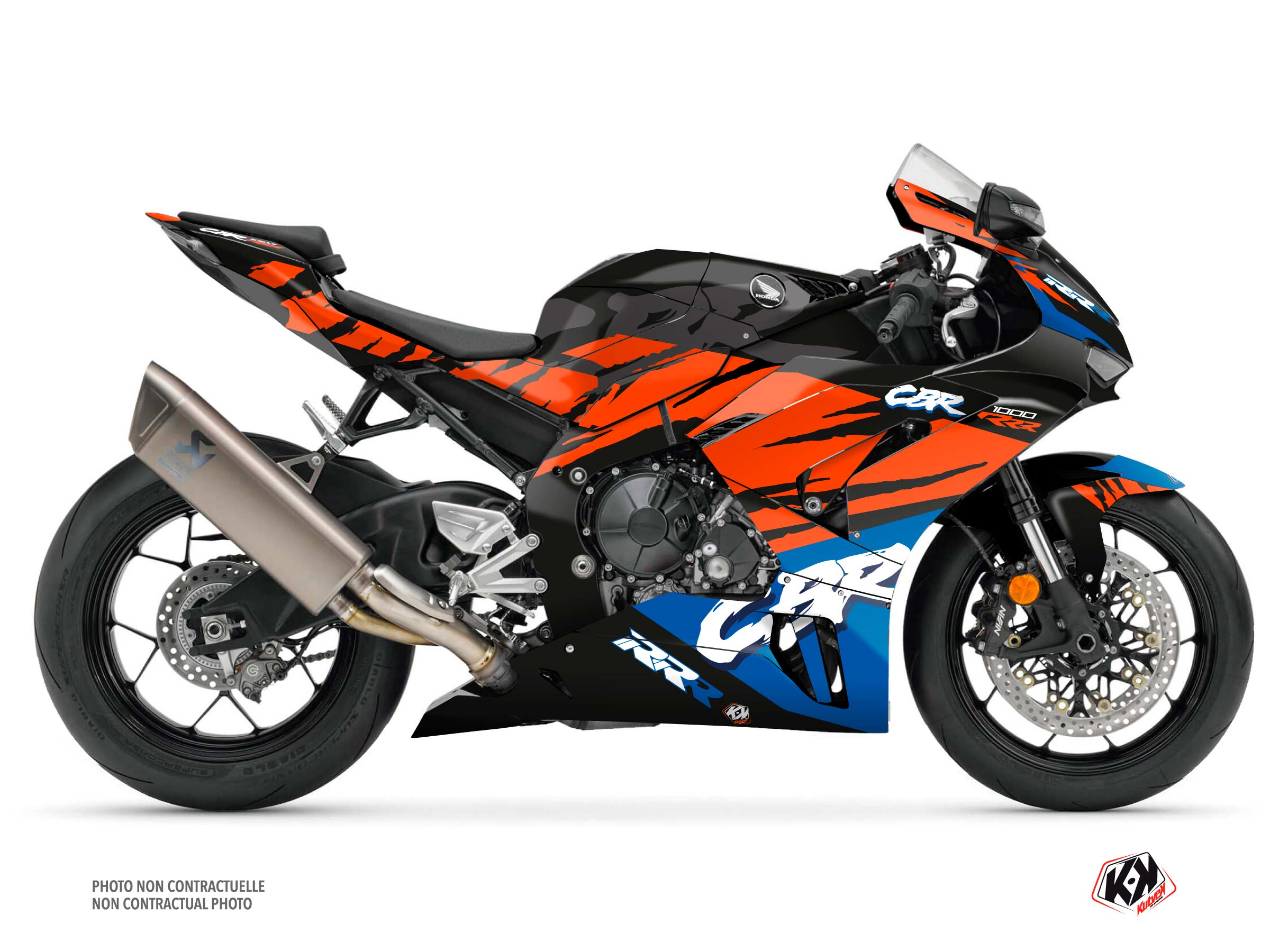 Honda CBR 1000  RR-R Street Bike Nineties Graphic Kit Black