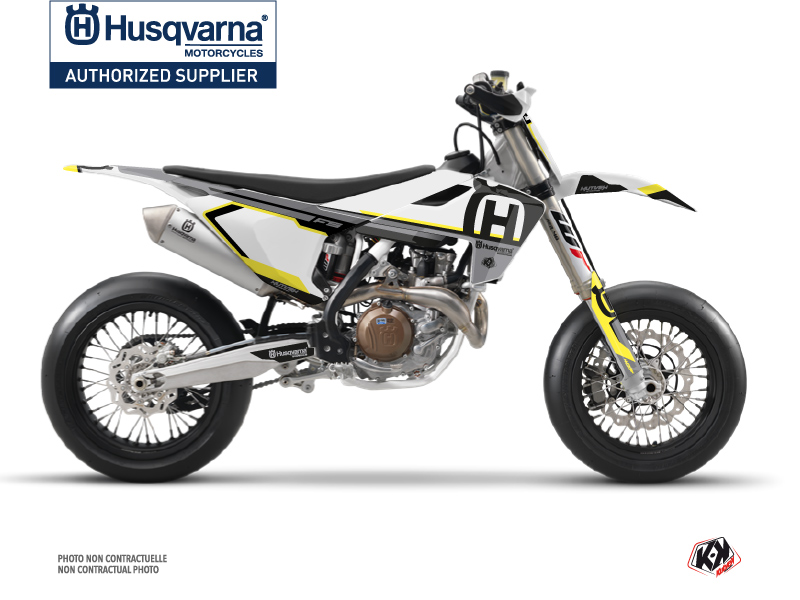 Kit Déco Moto Cross Nova Husqvarna 450 FS Noir