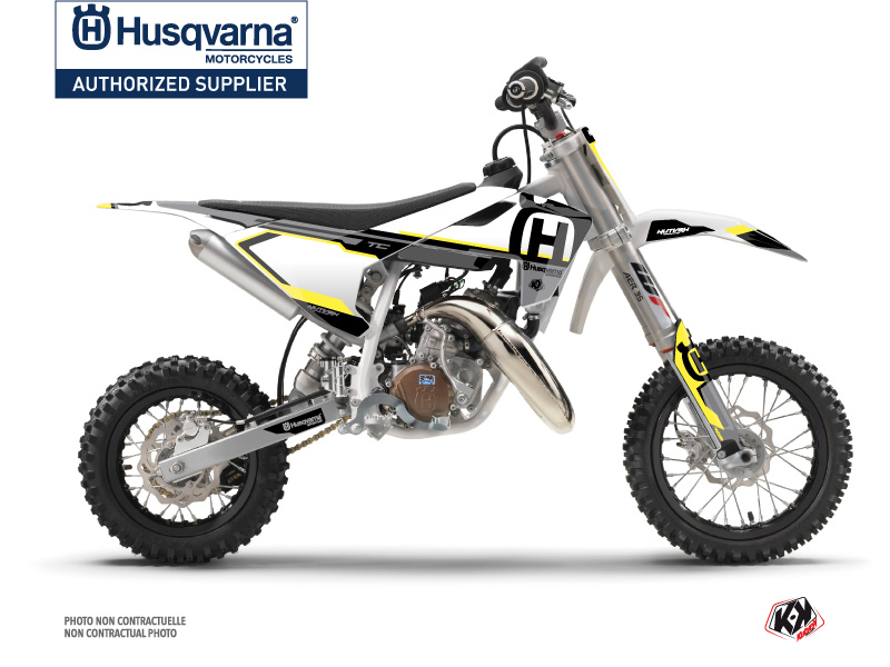 Husqvarna TC 50 Dirt Bike Nova Graphic Kit Black