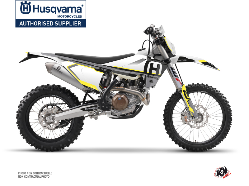 Husqvarna 125 TE Dirt Bike Nova Graphic Kit Black