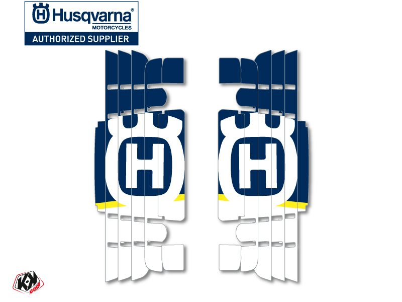 Kit Déco Grilles de radiateur Nova Husqvarna TE-FE 2017-2018 Bleu