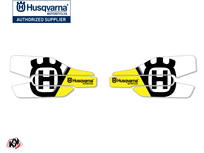 Graphic Kit Hand Guards Stickers Nova Dirt Bike Husqvarna TC-FC Black