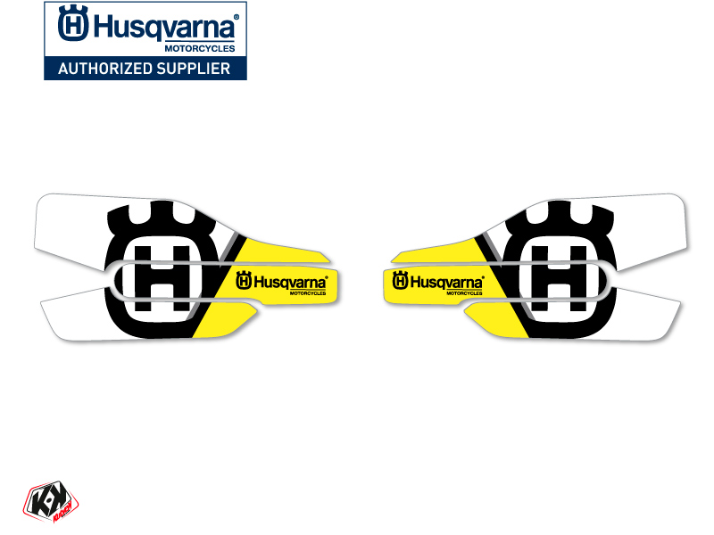 Graphic Kit Hand Guards Stickers Nova Dirt Bike Husqvarna TE-FE Black