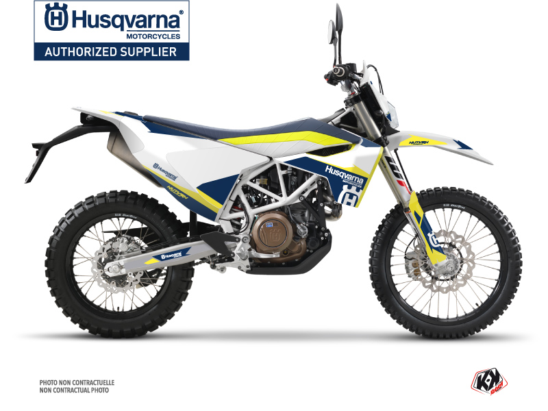 Kit Déco Moto Cross Orbit Husqvarna 701 Enduro Blanc