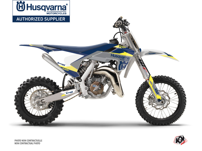 Husqvarna TC 65 Dirt Bike Orbit Graphic Kit Grey