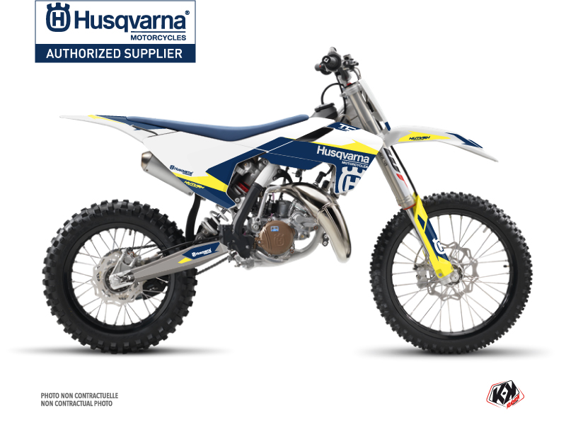 Kit Déco Moto Cross Orbit Husqvarna TC 85 Blanc