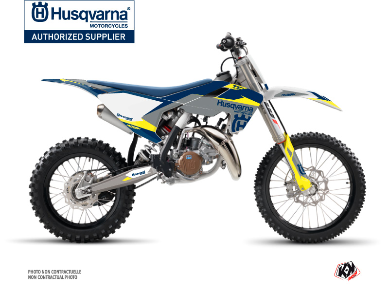 Husqvarna TC 85 Dirt Bike Orbit Graphic Kit Grey