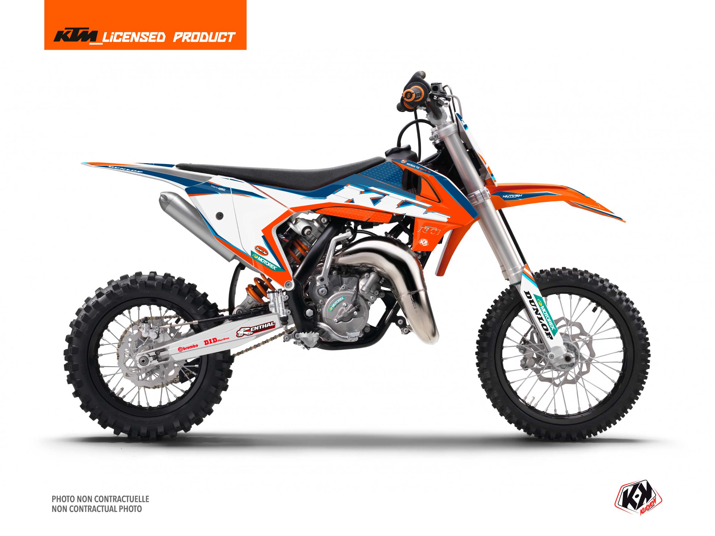 Kit Déco Moto Cross Origin-K22 KTM 65 SX Bleu