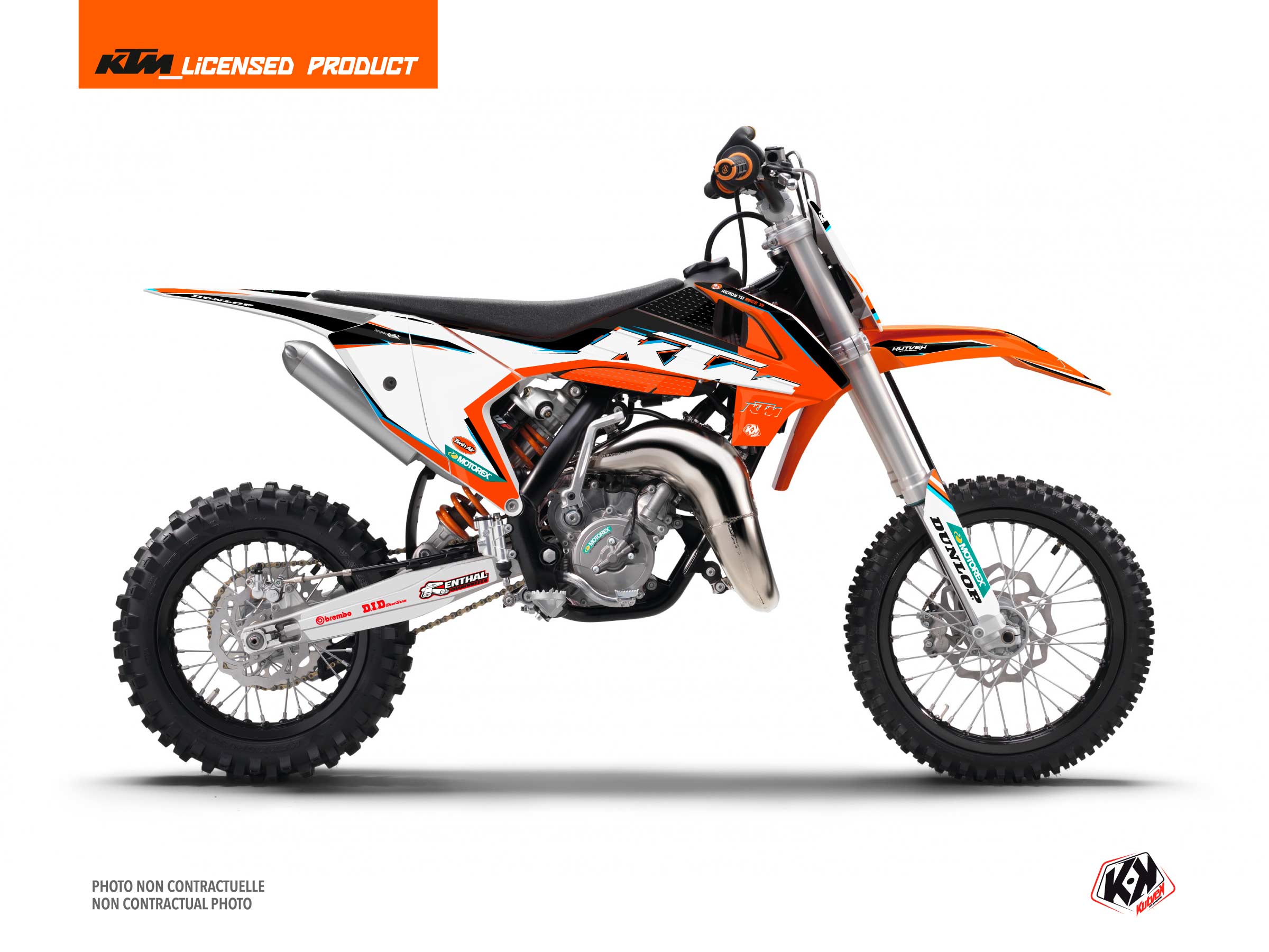 KTM 65 SX Dirt Bike Origin-K22 Graphic Kit Black