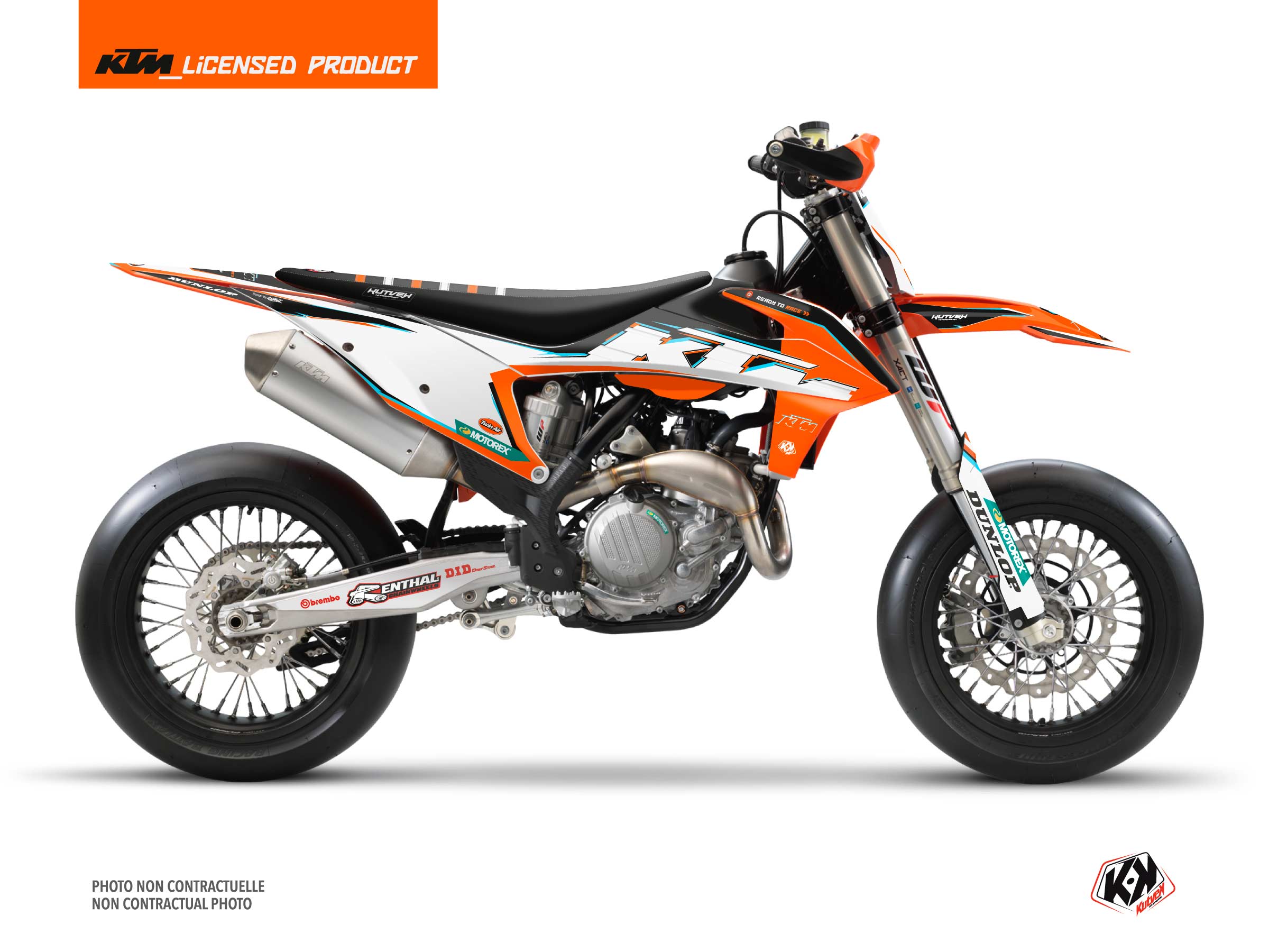 KTM 450 SMR Dirt Bike Origin-K22 Graphic Kit Black