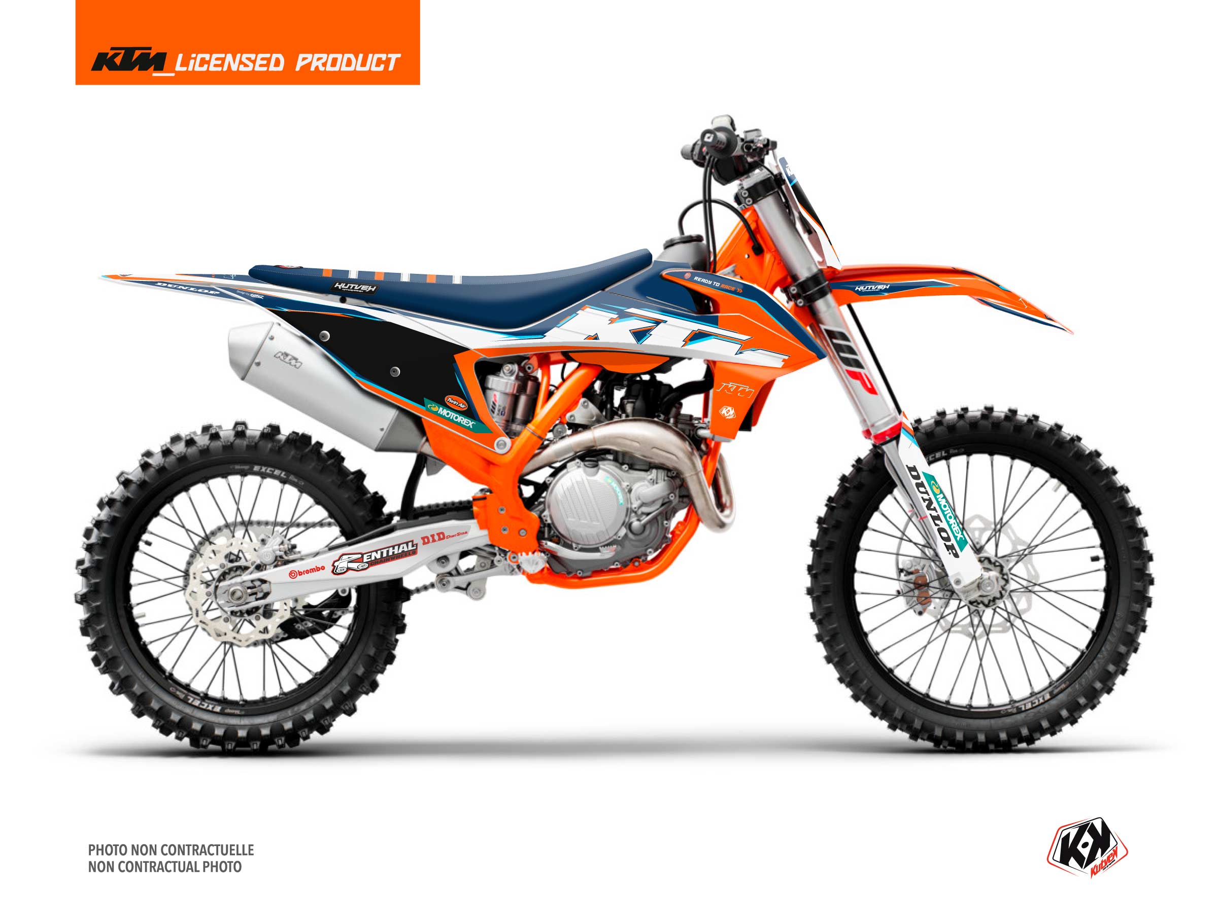 KTM 150 SX Dirt Bike Origin K22 Graphic Kit Blue