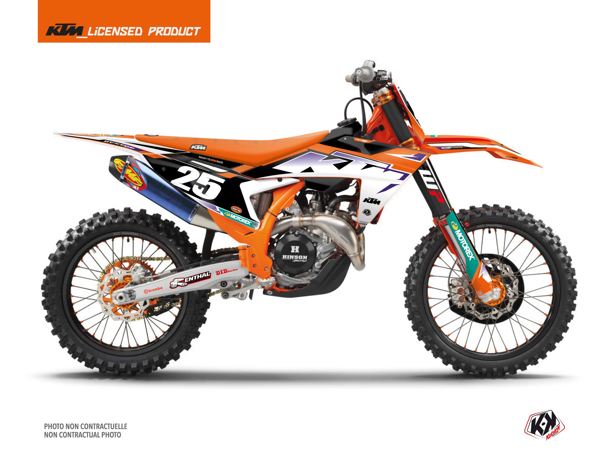 KTM 150 SX Dirt Bike Origin-K23 Graphic Kit Orange