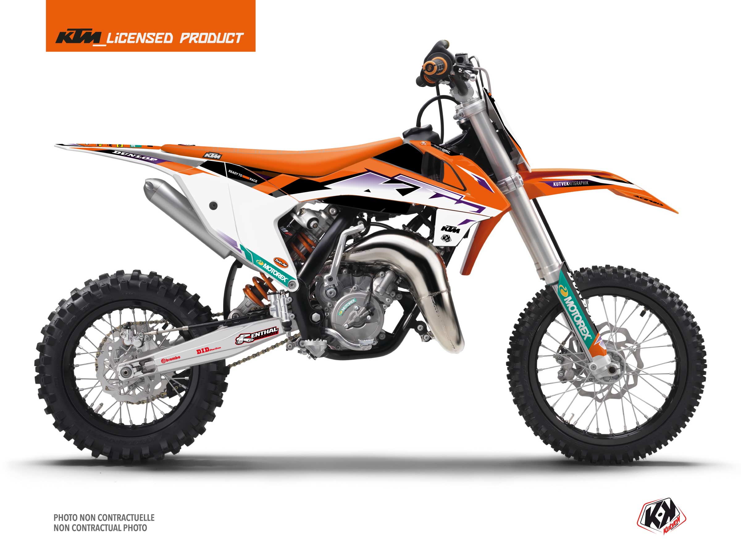 Kit Déco Moto Cross Origin-K23 KTM 65 SX Orange