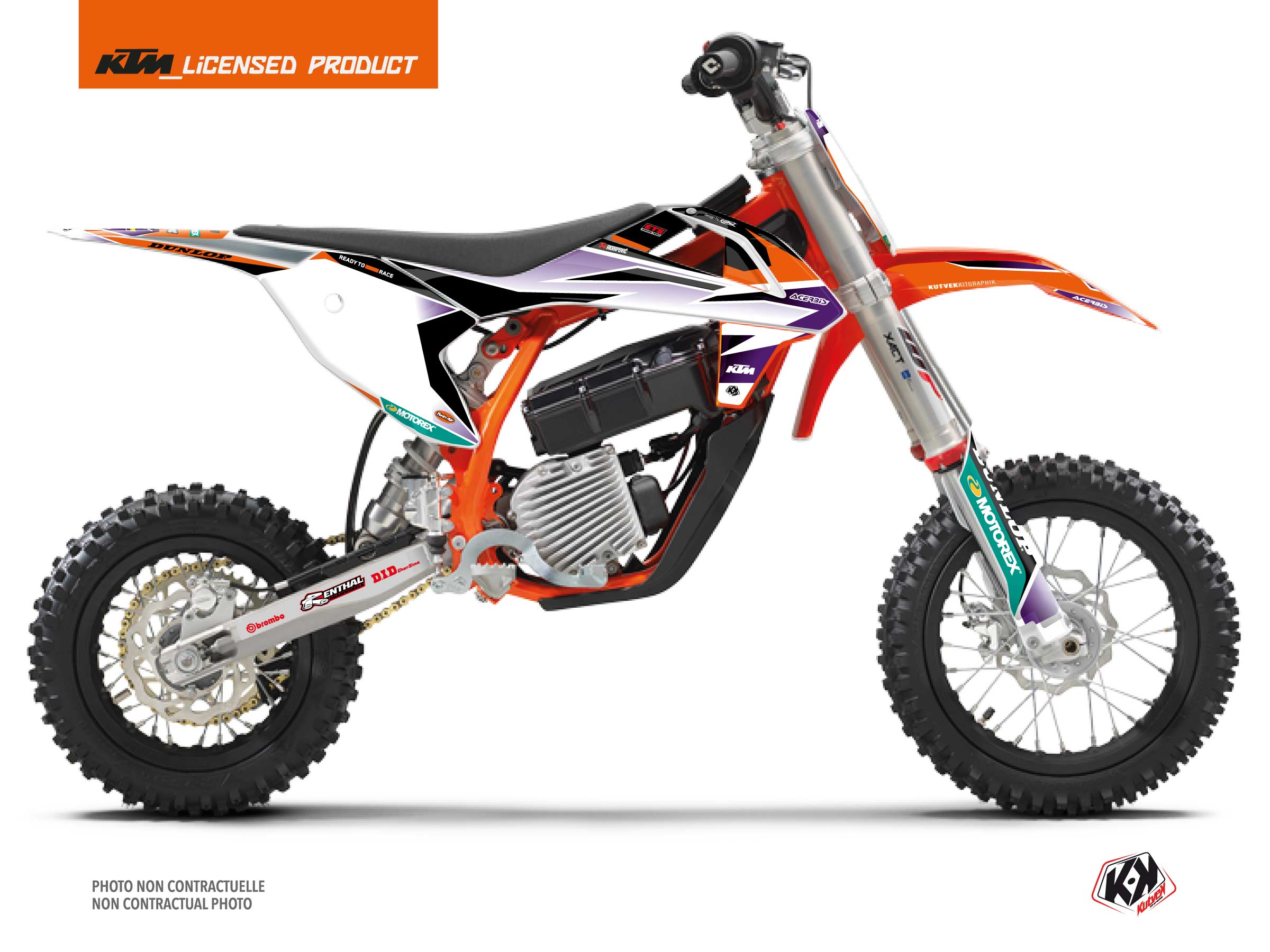 Ktm Sx E 5 Dirt Bike Origin K24 Graphic Kit Orange