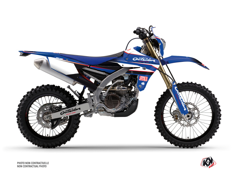 Yamaha 250 WRF Dirt Bike Replica Outsiders OTS Graphic Kit 2018