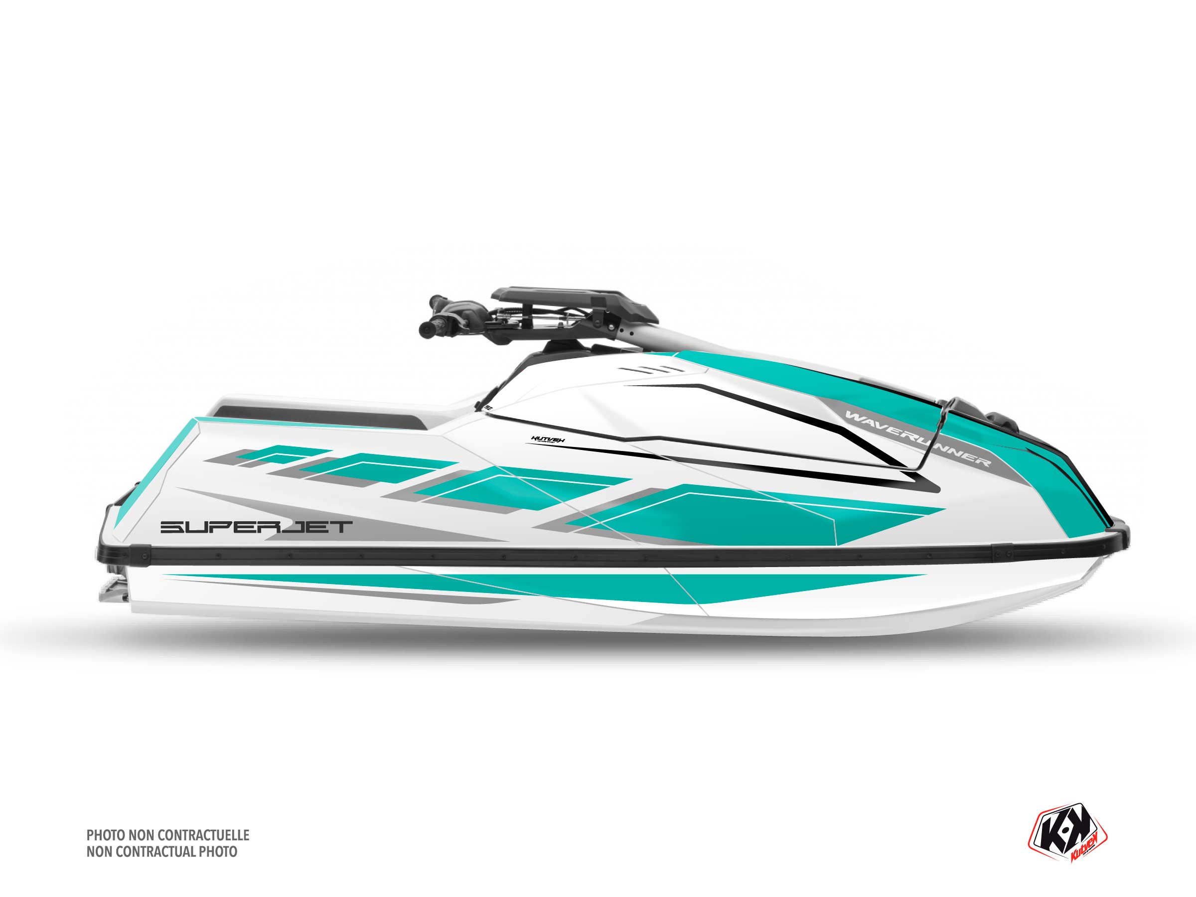 Yamaha Superjet 2021 Jet-Ski PERF Graphic Kit Turquoise