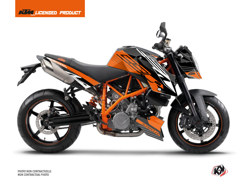 KTM Super Duke 990 Street Bike Perform Graphic Kit Orange Black