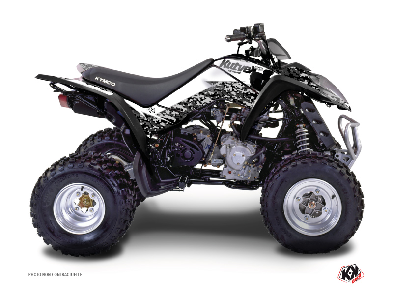 Kit Déco Quad Predator Kymco 300 MAXXER Blanc