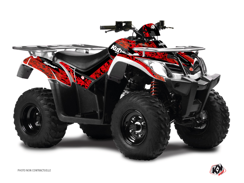 Kit Déco Quad Predator Kymco 300 MXU Rouge Noir