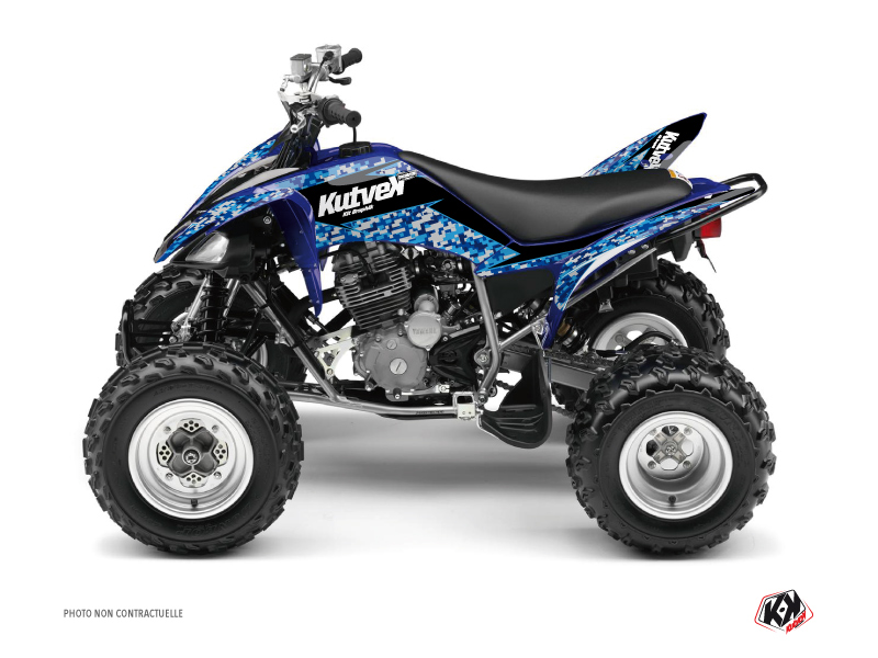 Kit Déco Quad Predator Yamaha 250 Raptor Bleu