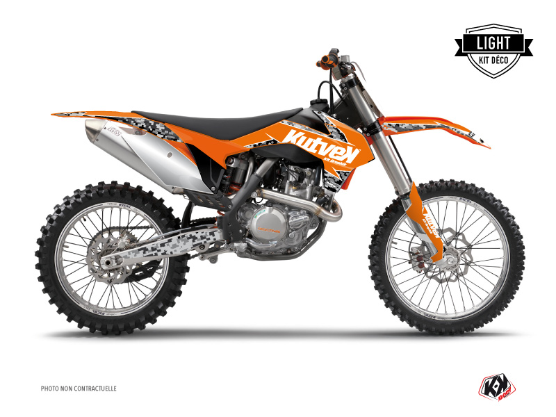 Kit Déco Moto Cross Predator KTM 250 SX Orange LIGHT