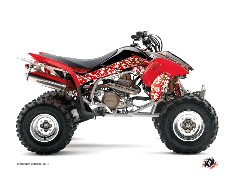 Honda 250 TRX R ATV Predator Graphic Kit Red
