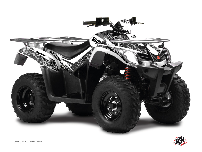Kymco 300 MXU R ATV Predator Graphic Kit White