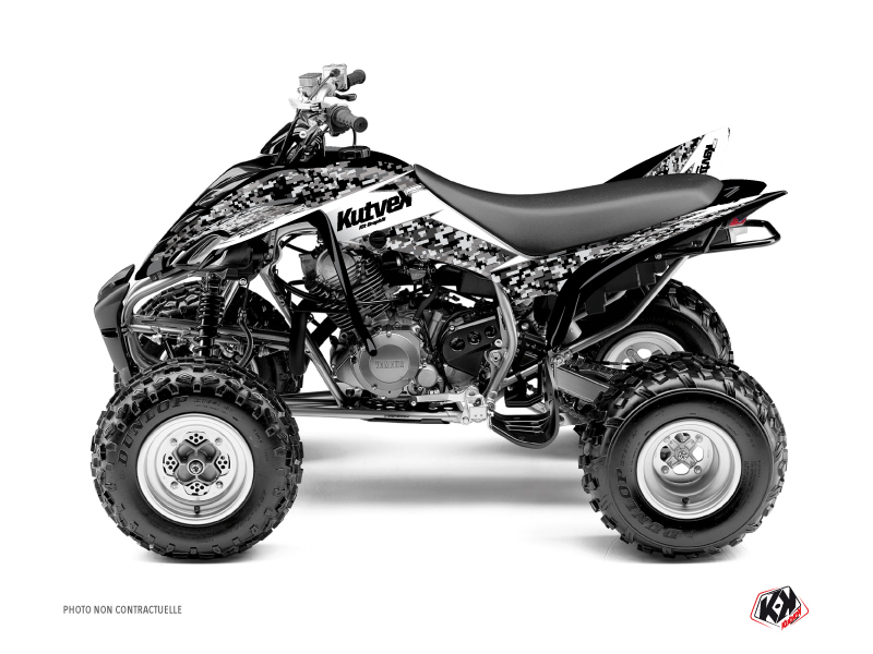 Kit Déco Quad Predator Yamaha 350 Raptor Blanc